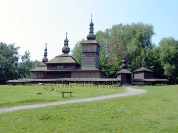 Drevený kostol Nová Polianka (Skanzen Svidník)